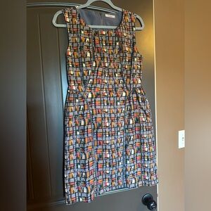 Darling Multicolor Abstract Dress